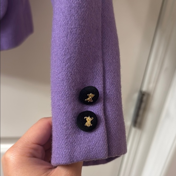 Vintage Women's Two Piece Set Purple Jacket and Skirt Size XS - Picture 7 of 12